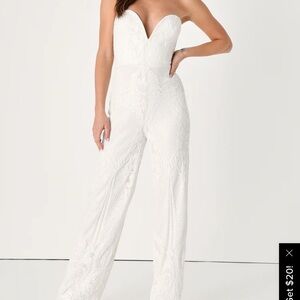 LuLus Sequin Romper NWT